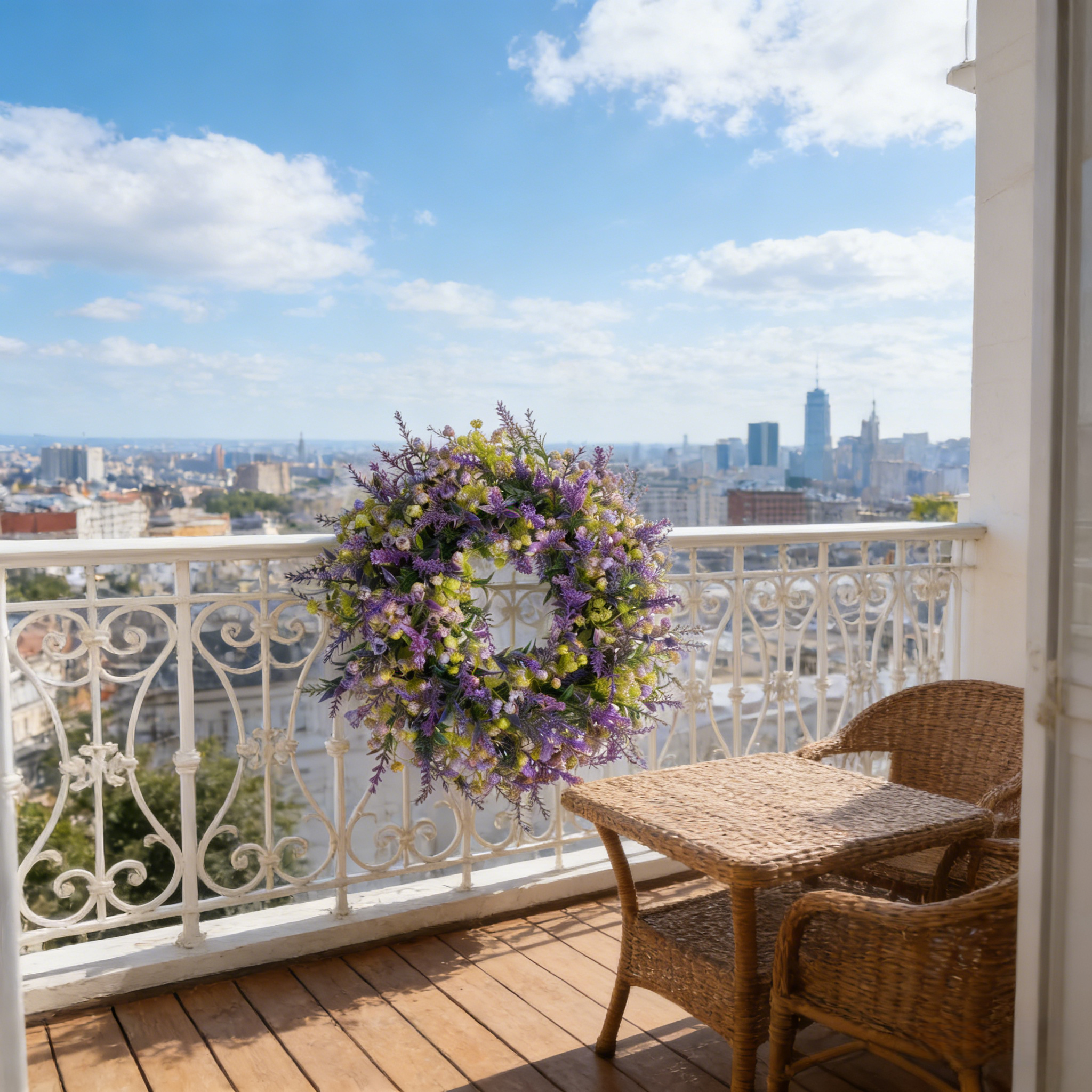 Lavender & of Bethlehem Artificial Flower Bouquet Garland