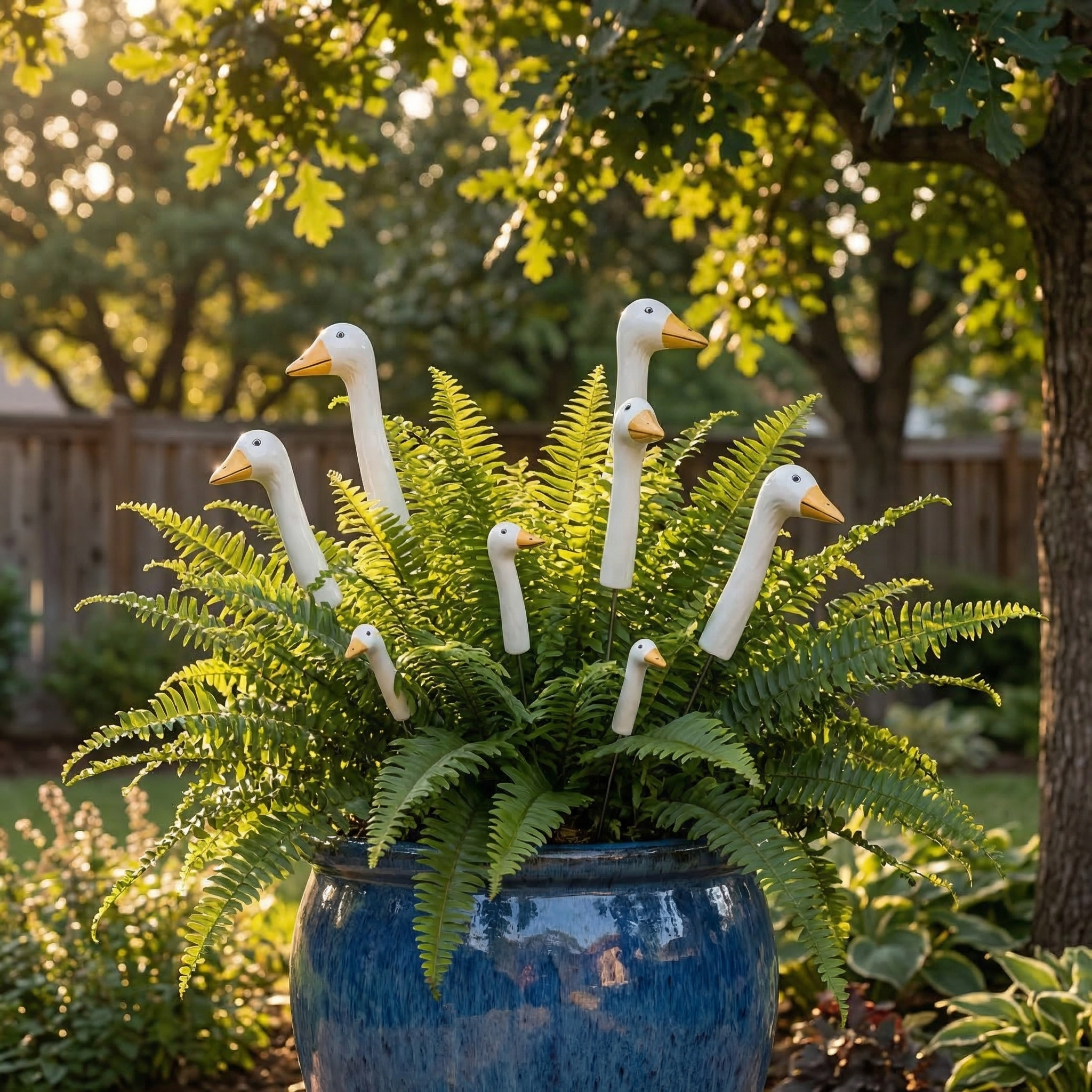 Garden Goose Plant Stakes