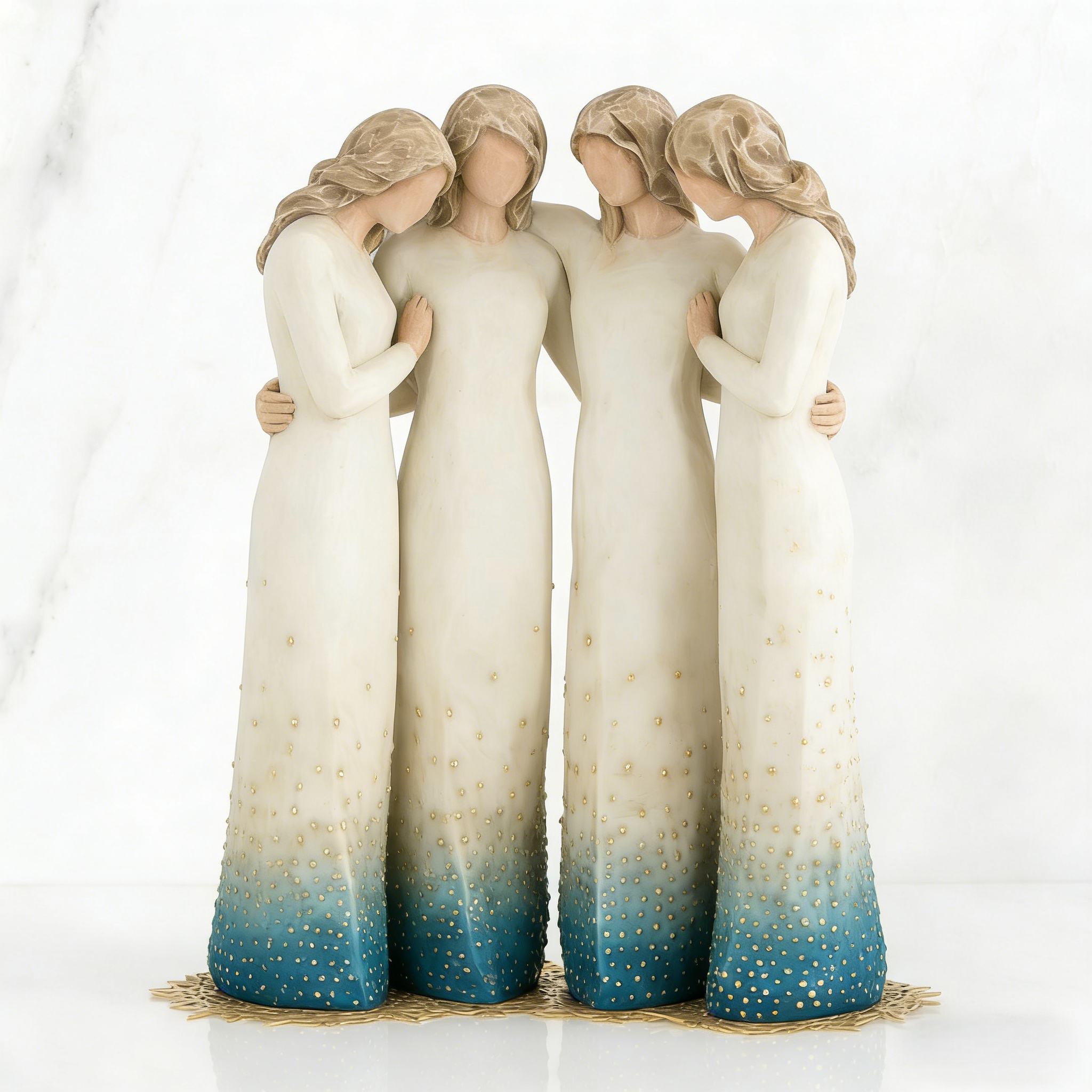 Sister Figurines Celebrates Supportive Friendships—Sculpted Hand-Painted Figure