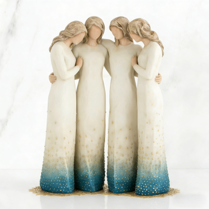 Sister Figurines Celebrates Supportive Friendships—Sculpted Hand-Painted Figure