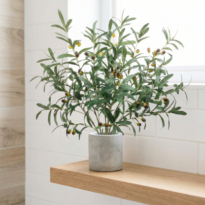 Large Tall Fake Olive Tree Branches