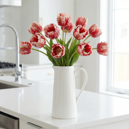 Dramatic Ruffled Tulips Stems
