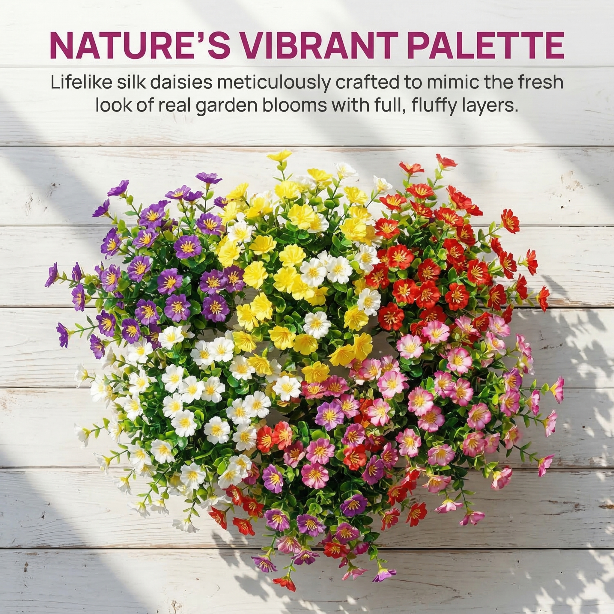 Silk Bulk Daisy Bouquet