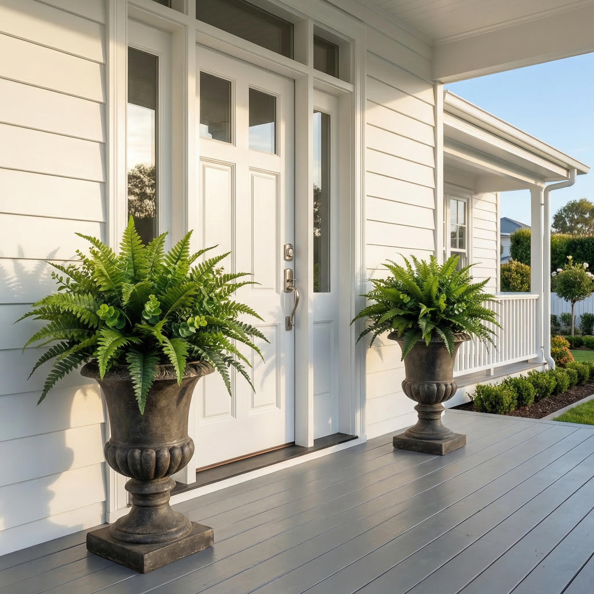 Fern and Eucalyptus Urn Planter Filler