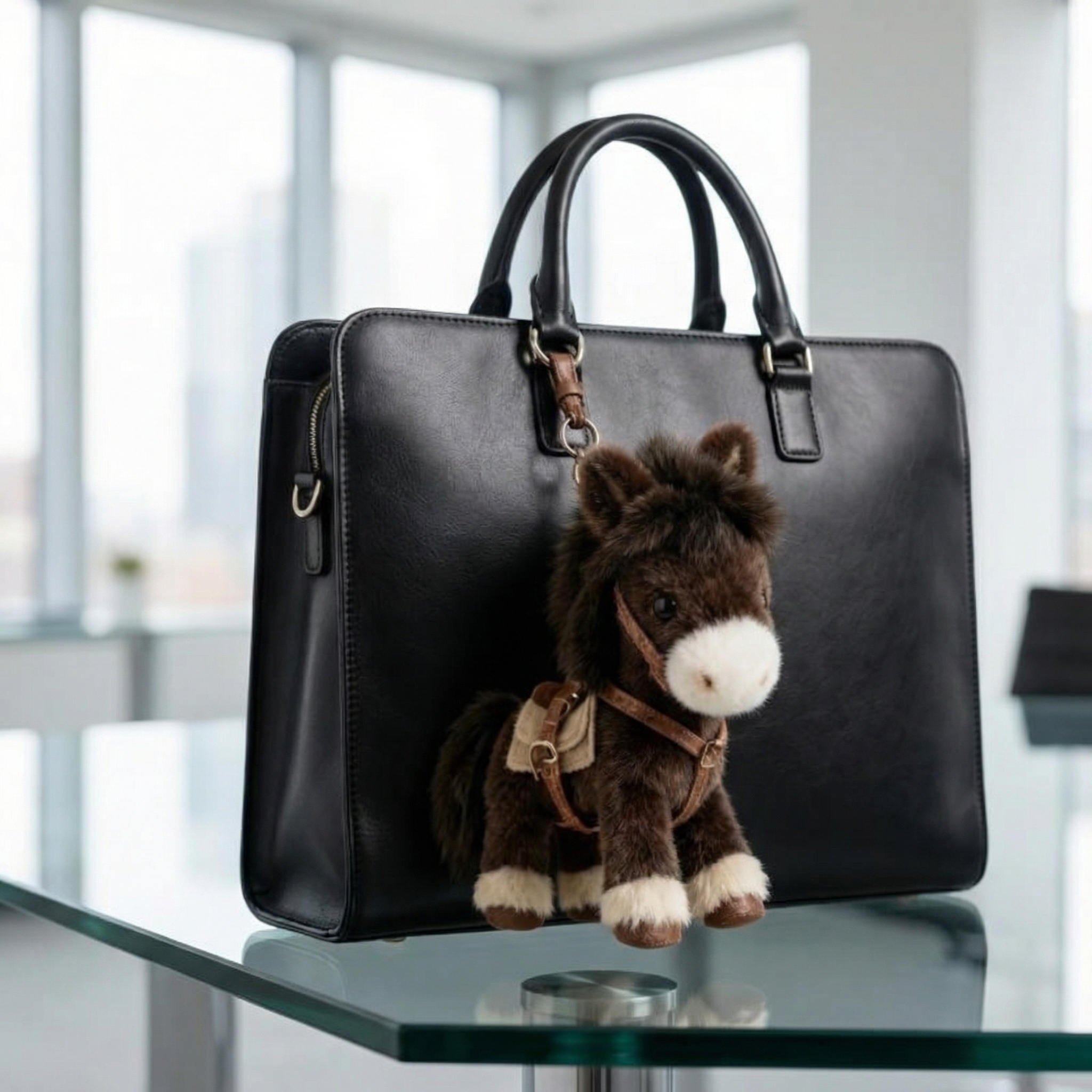 Ponytata Plush Pony Bag Charm and Keychain