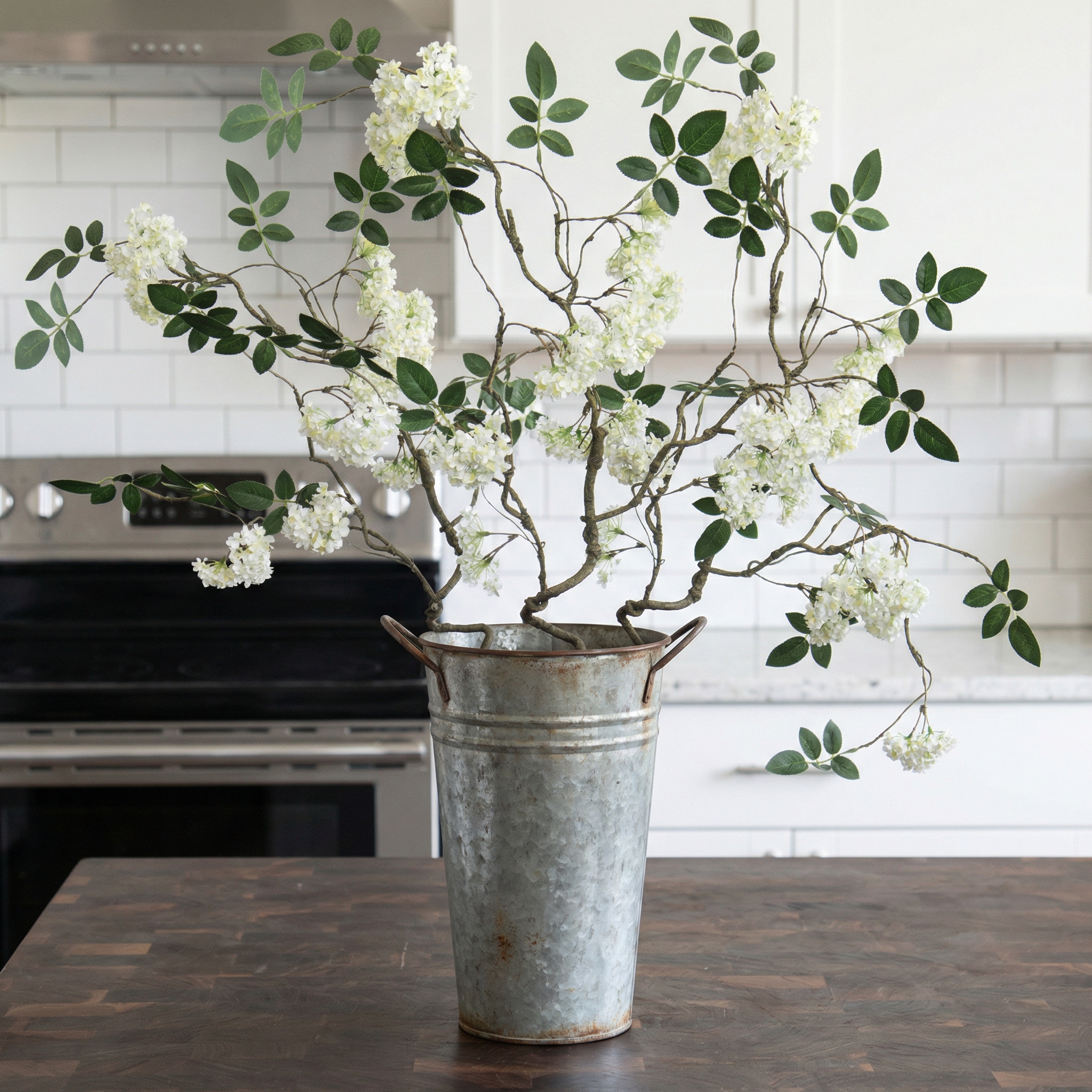 White Snowball Branch Stem