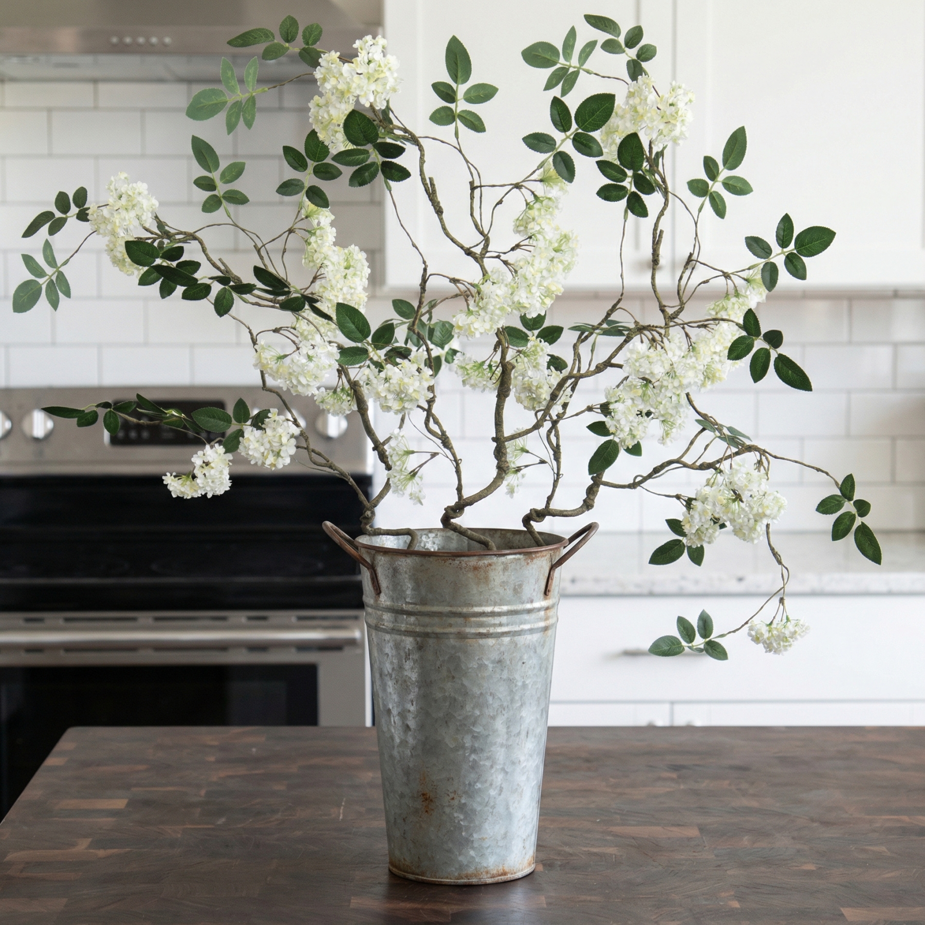 White Snowball Branch Stem