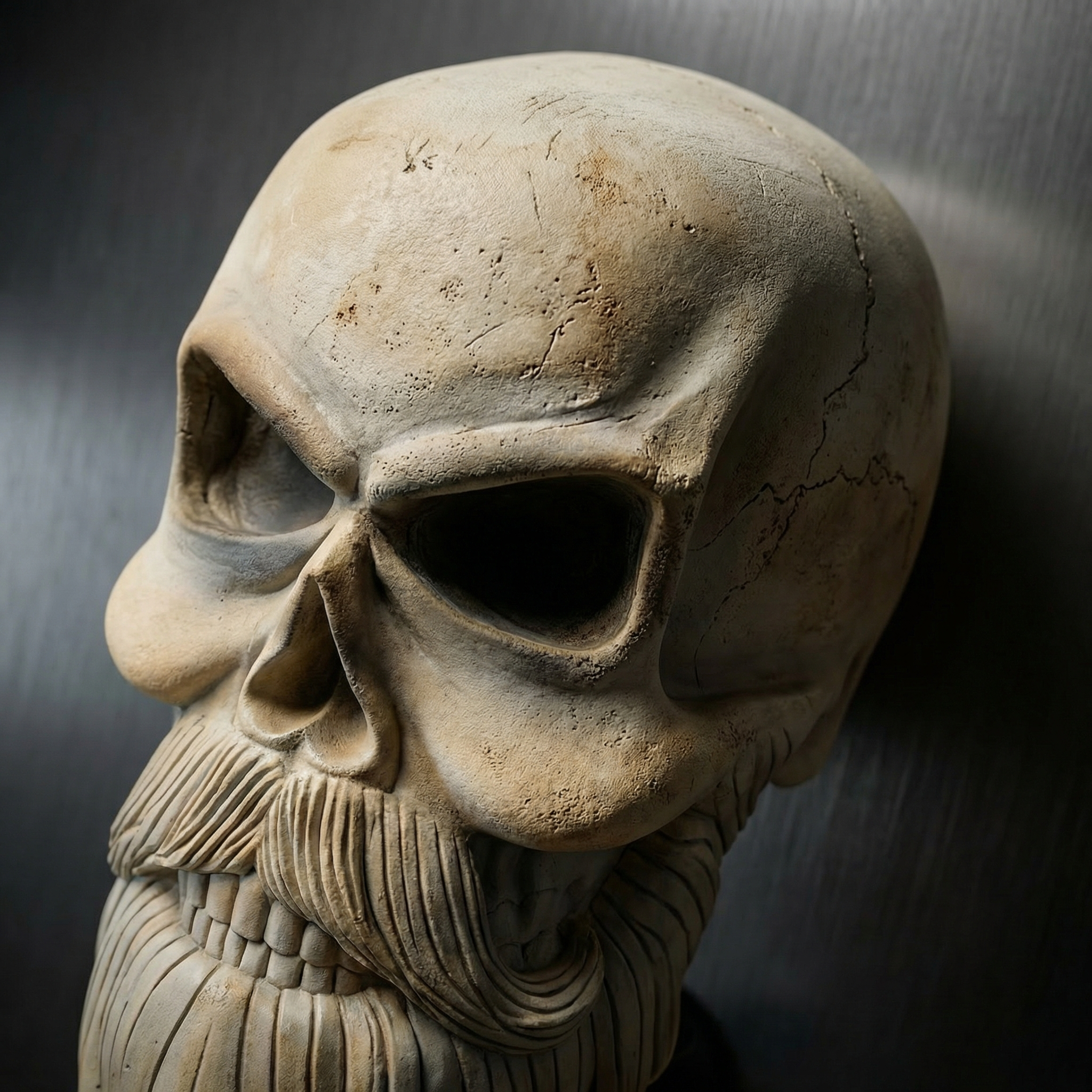 Skull Wall Sculpture Helmet Pendant Mask