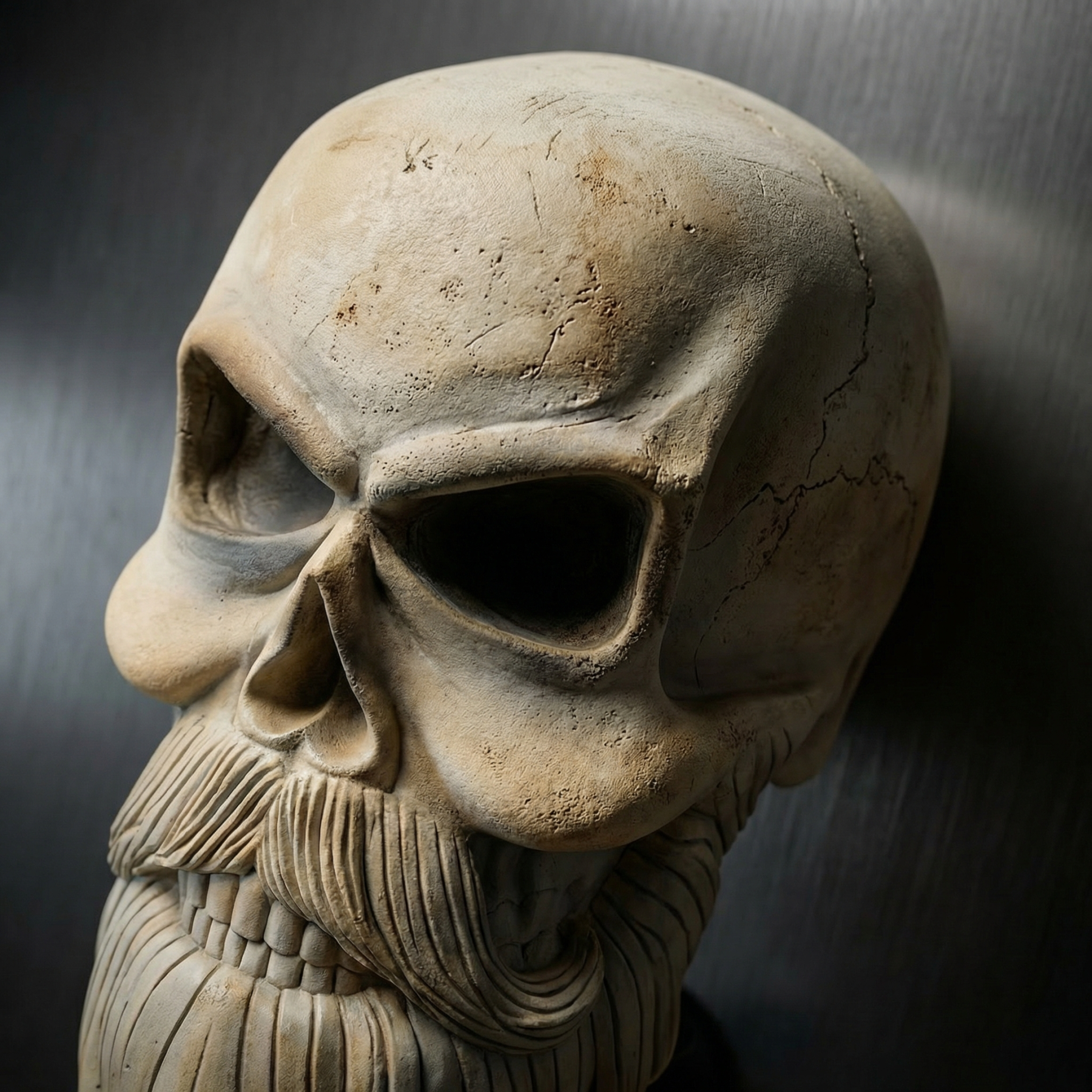 Skull Wall Sculpture Helmet Pendant Mask