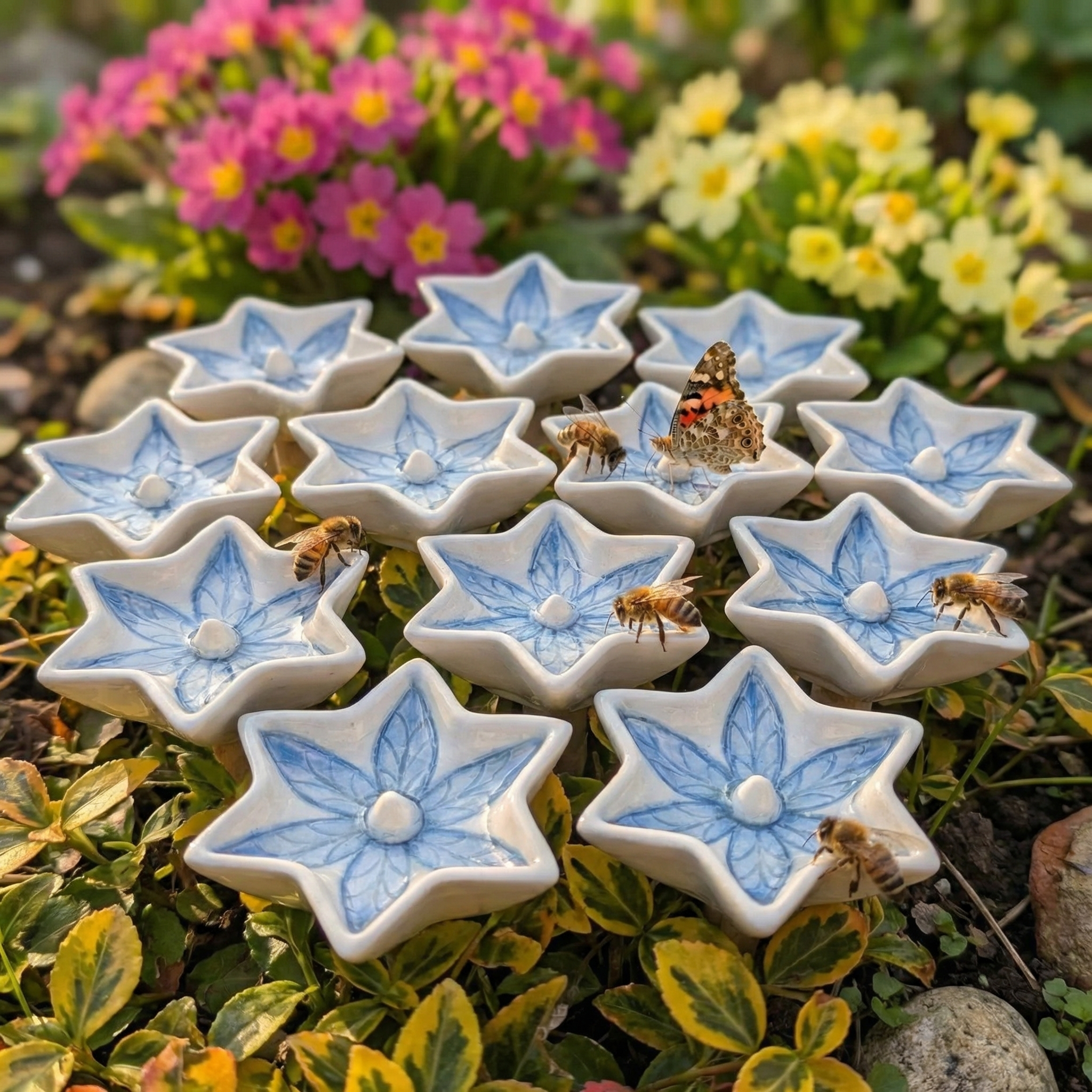 Bee watering stations