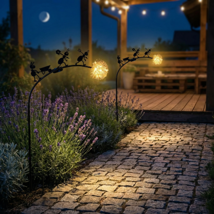 Cute Metal Ant Garden Decorative Lights
