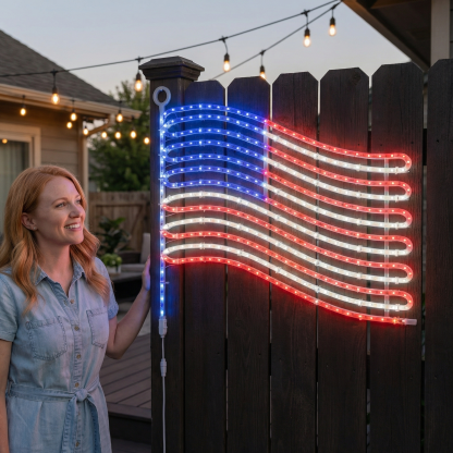 American Flag Weblight