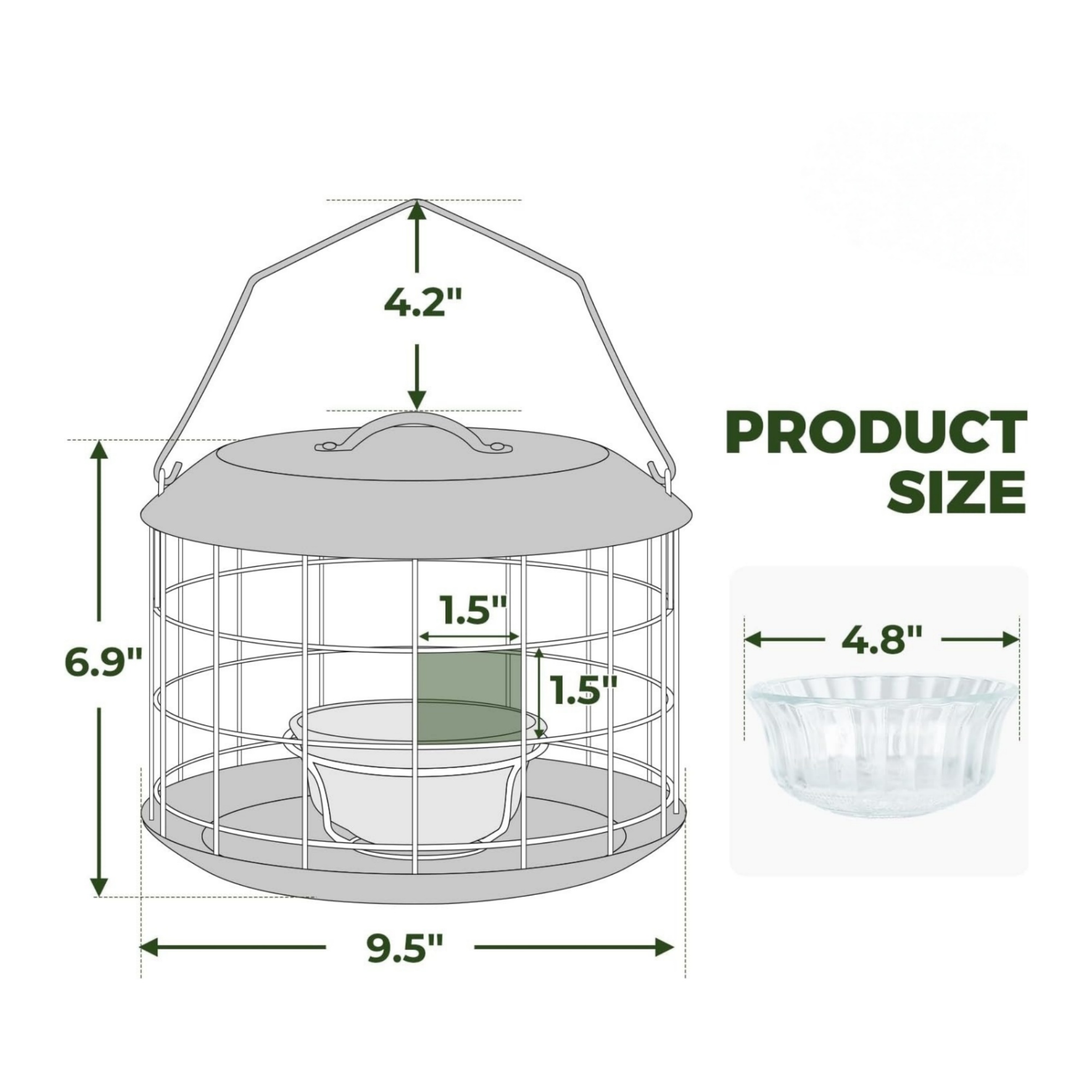 Bluebird Feeders for Outdoors Hanging