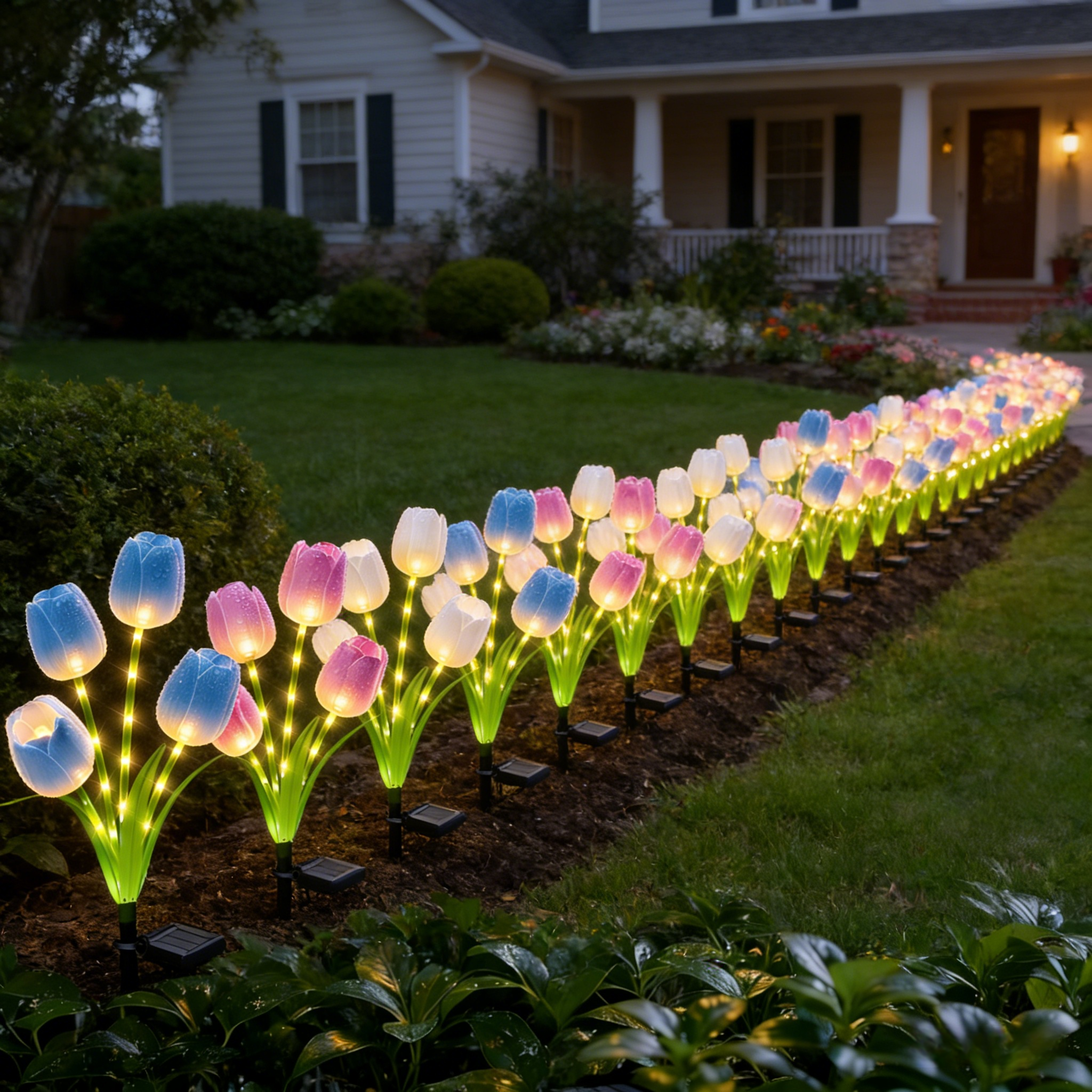 Solar Tulip Lights Waterproof
