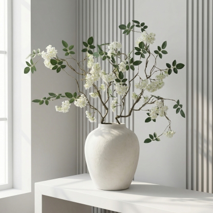 White Snowball Branch Stem