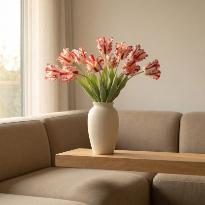 Dramatic Ruffled Tulips Stems