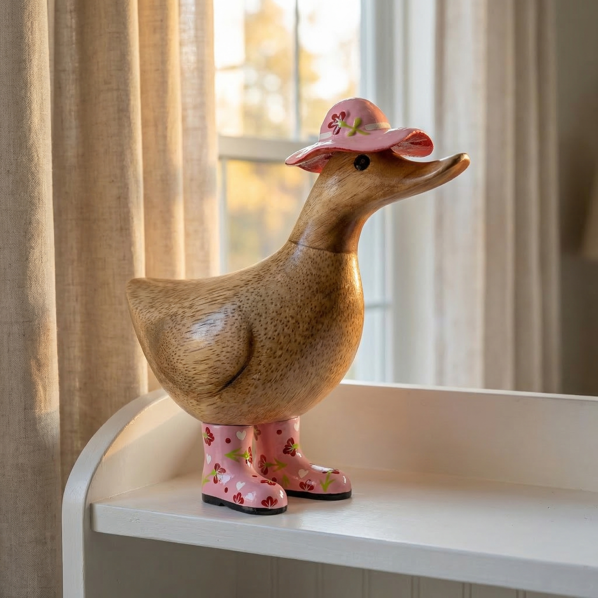 Floral Hat & Boots Ducky's