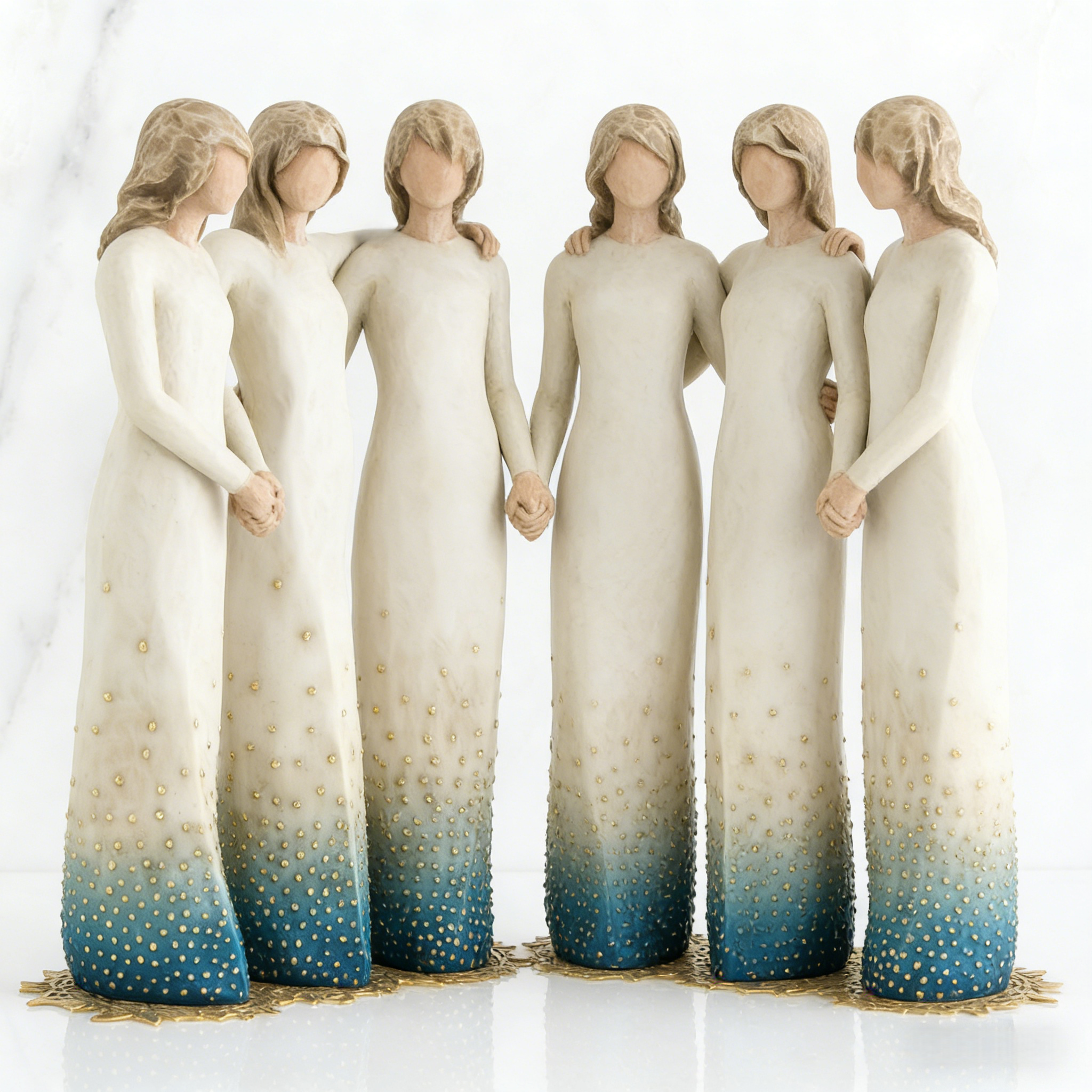 Sister Figurines Celebrates Supportive Friendships—Sculpted Hand-Painted Figure