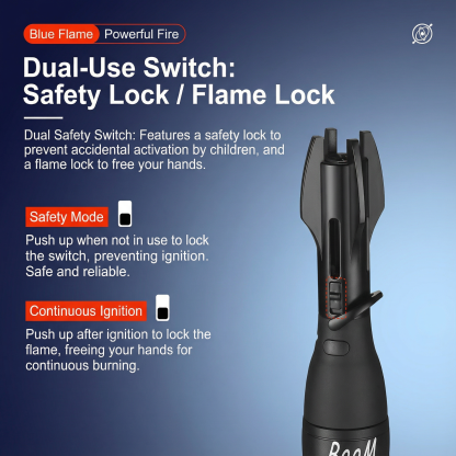 Hyper Ignite Windproof Tactical Torch Lighter
