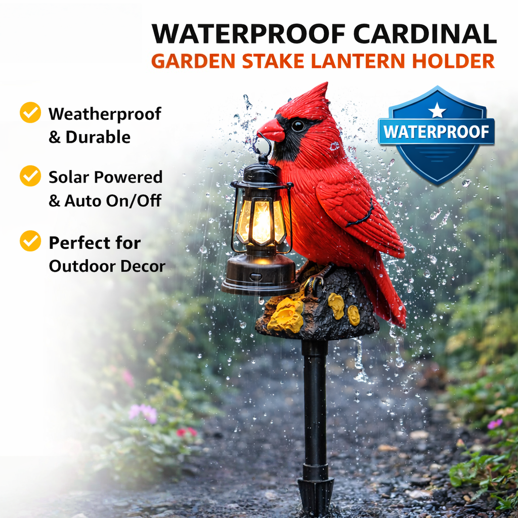 Solar Cardinal Lanterns Ground-Mounted Lights