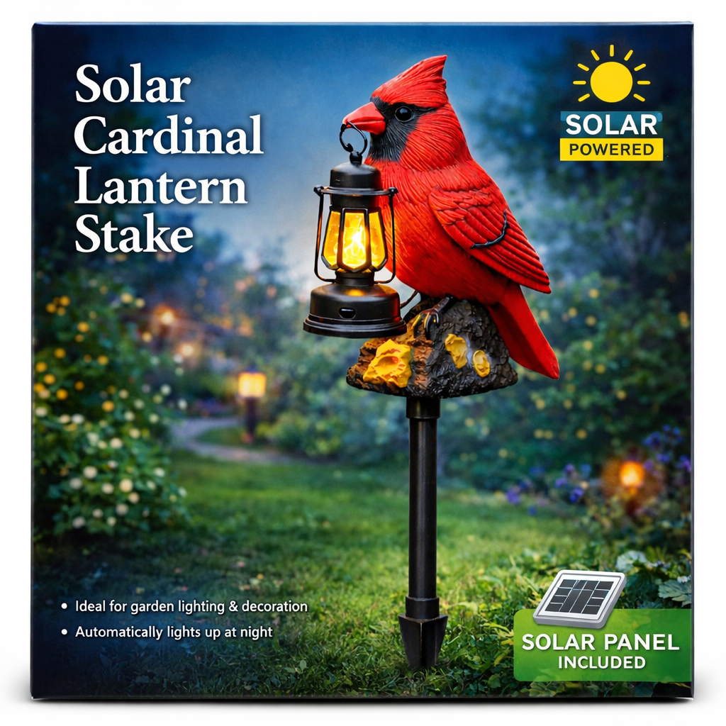 Solar Cardinal Lanterns Ground-Mounted Lights