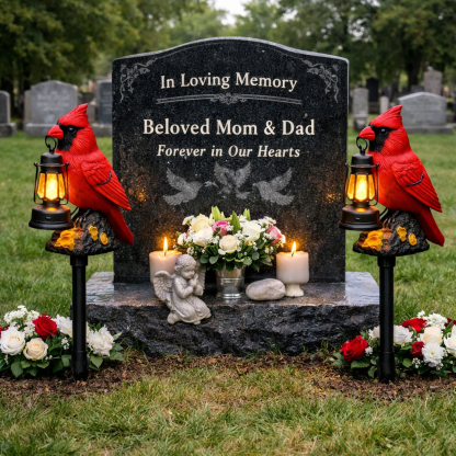 Solar Cardinal Lanterns Ground-Mounted Lights