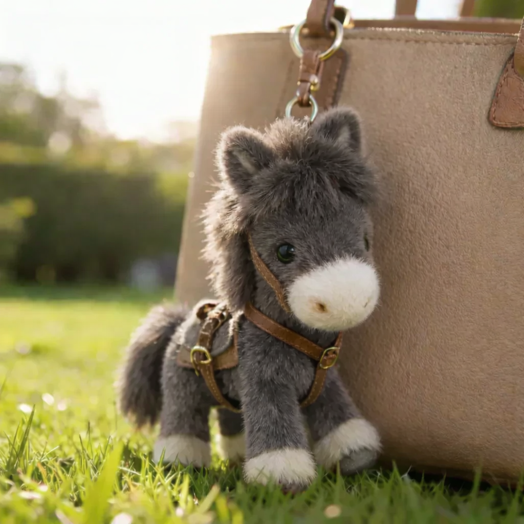 Ponytata Plush Pony Bag Charm and Keychain
