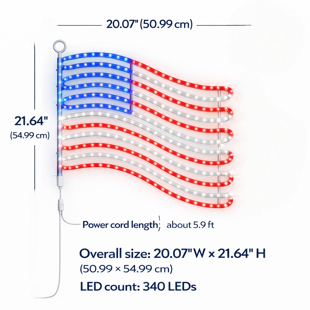 American Flag Weblight