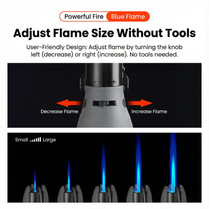 Hyper Ignite Windproof Tactical Torch Lighter