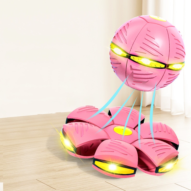 Childrens Bouncing Metaball Toy with LED Lights