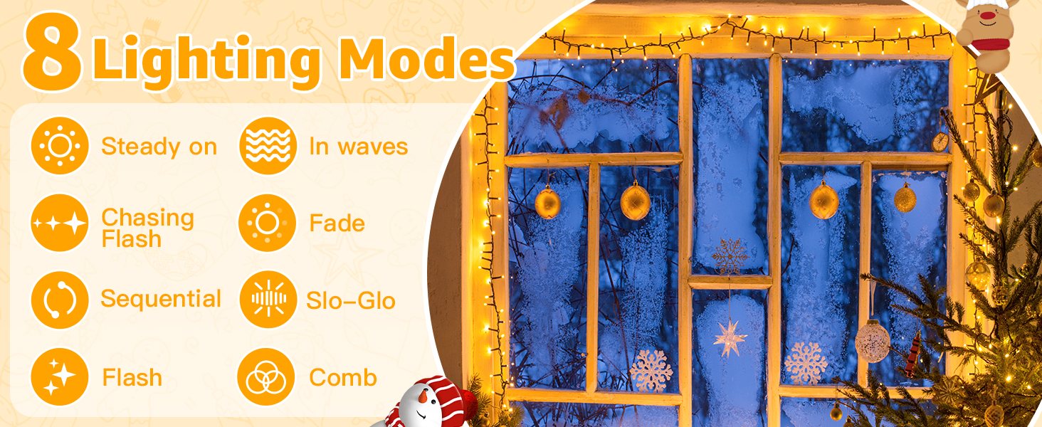 cluster christmas lights