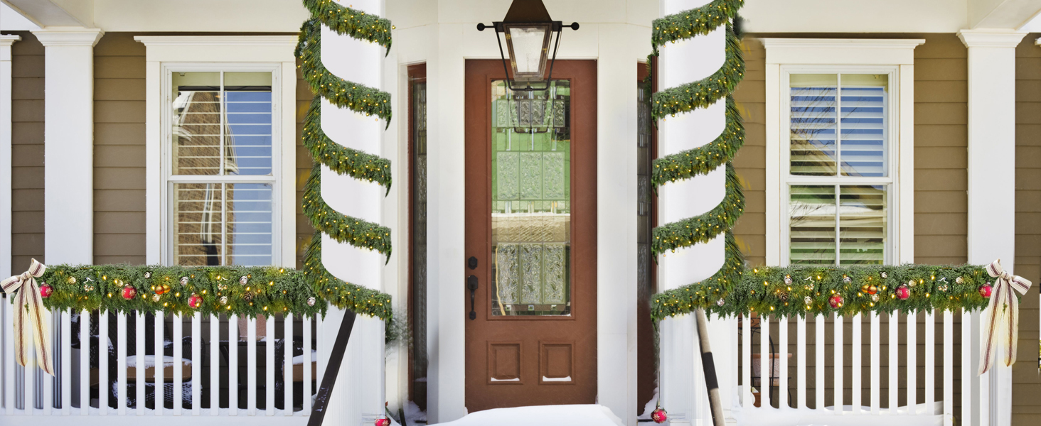 Artificial Cypress Cedar Pine Needles Greenery Seasonal Garland