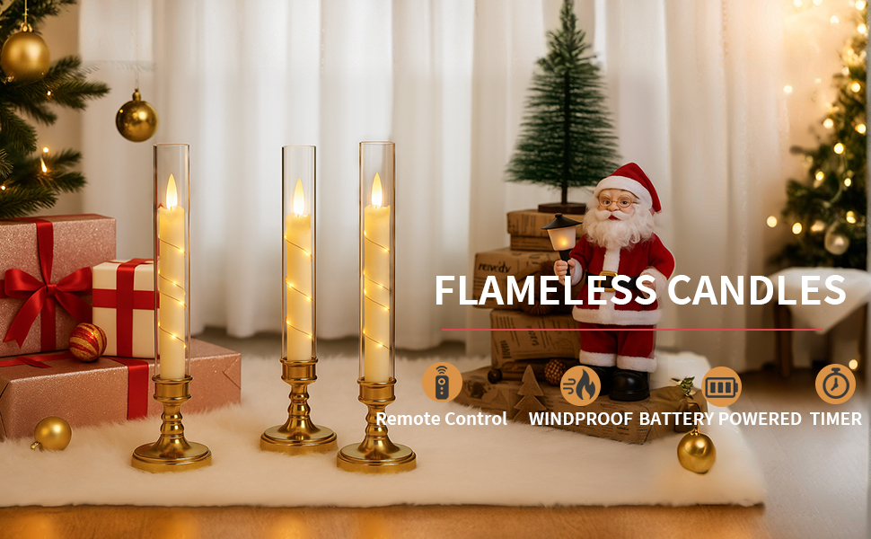 flameless candles   battery operated candles   flameless candles with remote   candles