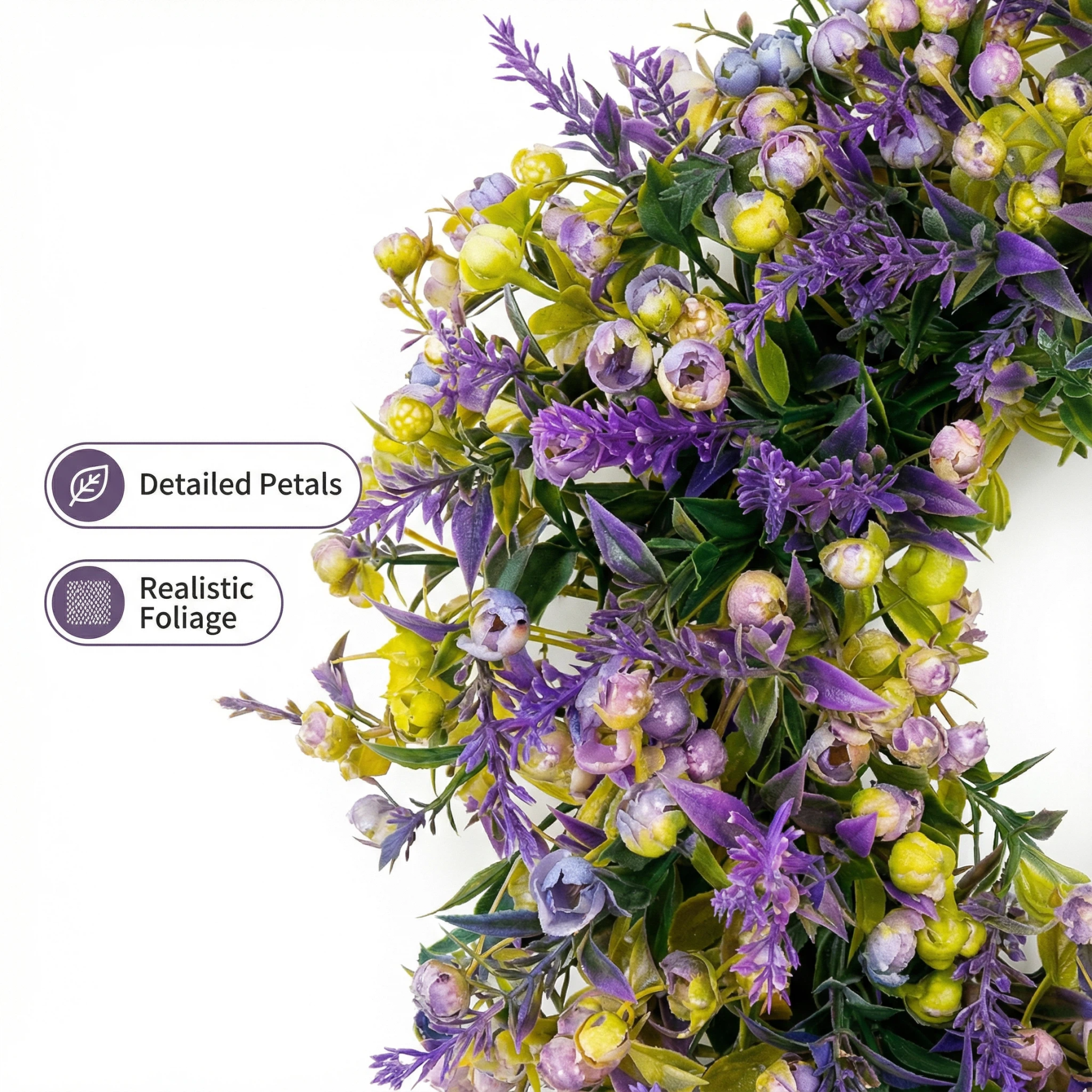 Lavender & of Bethlehem Artificial Flower Bouquet Garland