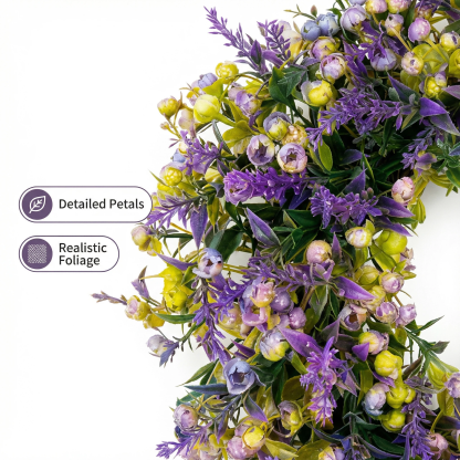 Lavender & of Bethlehem Artificial Flower Bouquet Garland