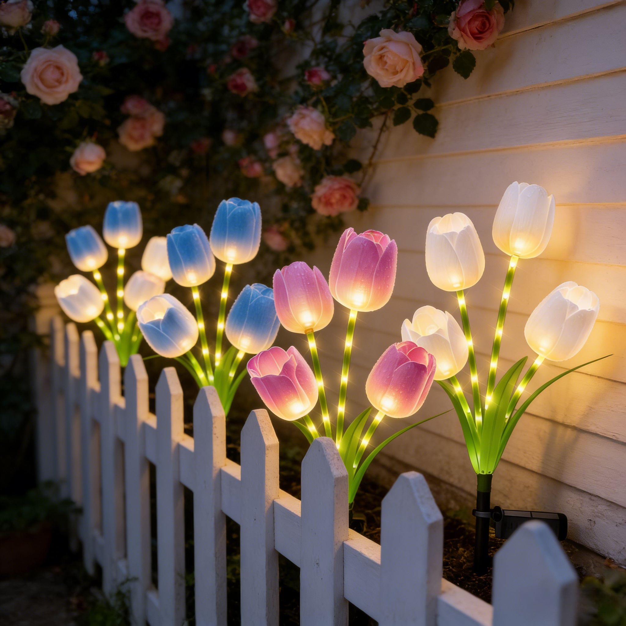 Solar Tulip Lights Waterproof