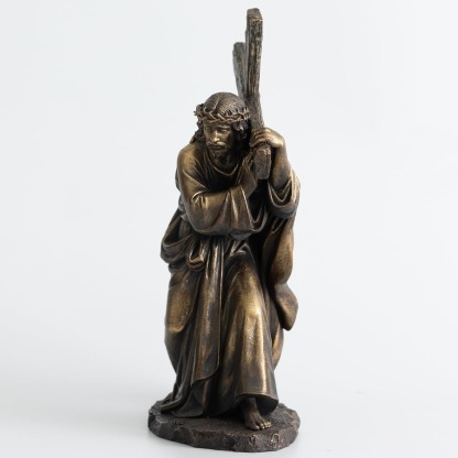 Catholic Jesus Carrying The Cross Statue