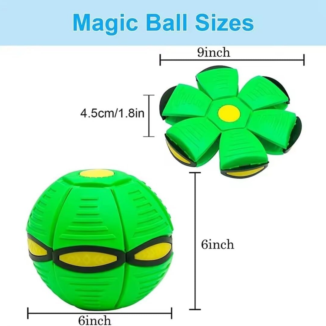 Childrens Bouncing Metaball Toy with LED Lights