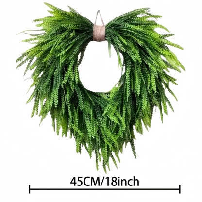 UV-Proof & Waterproof Fern Green Wreath