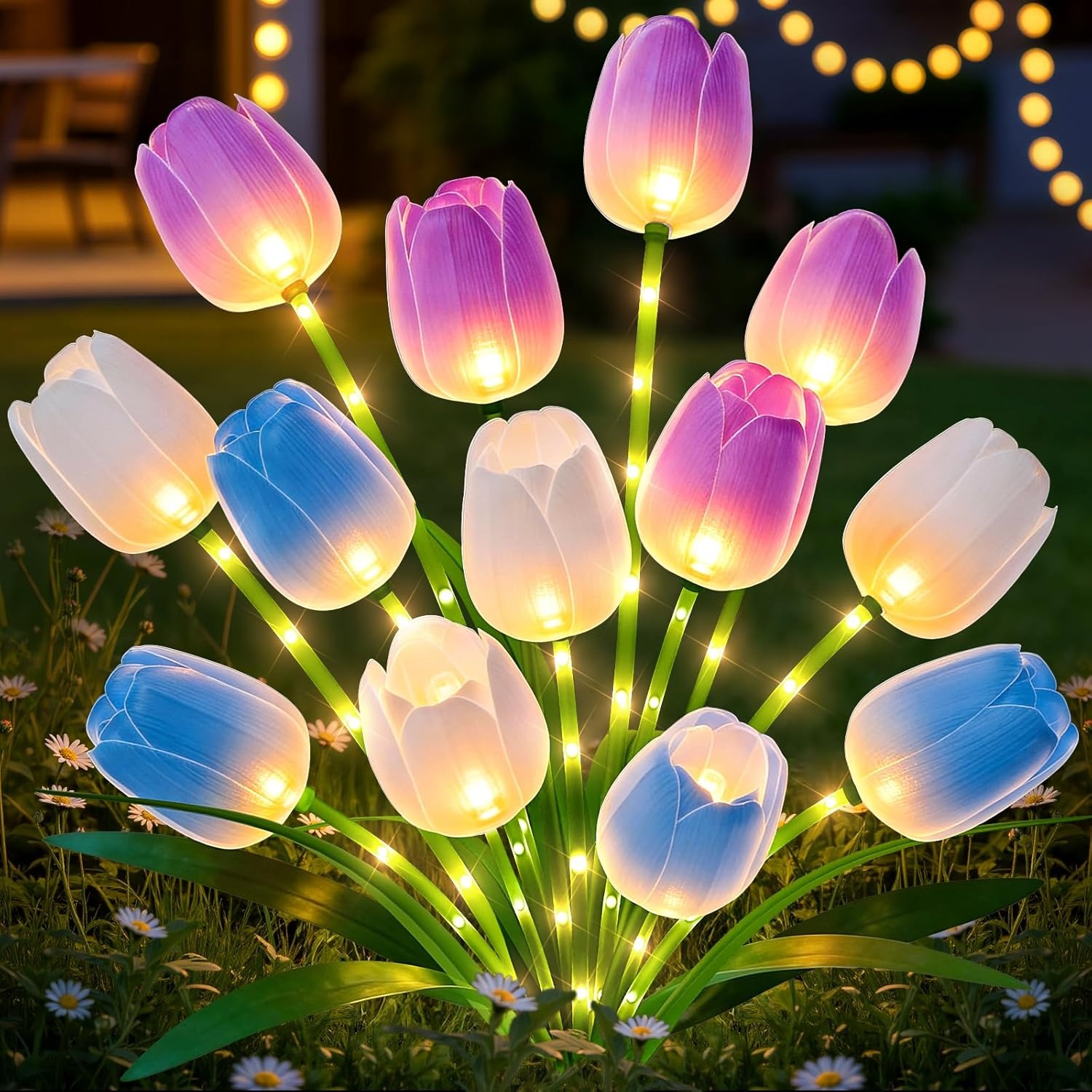 Solar Tulip Lights Waterproof