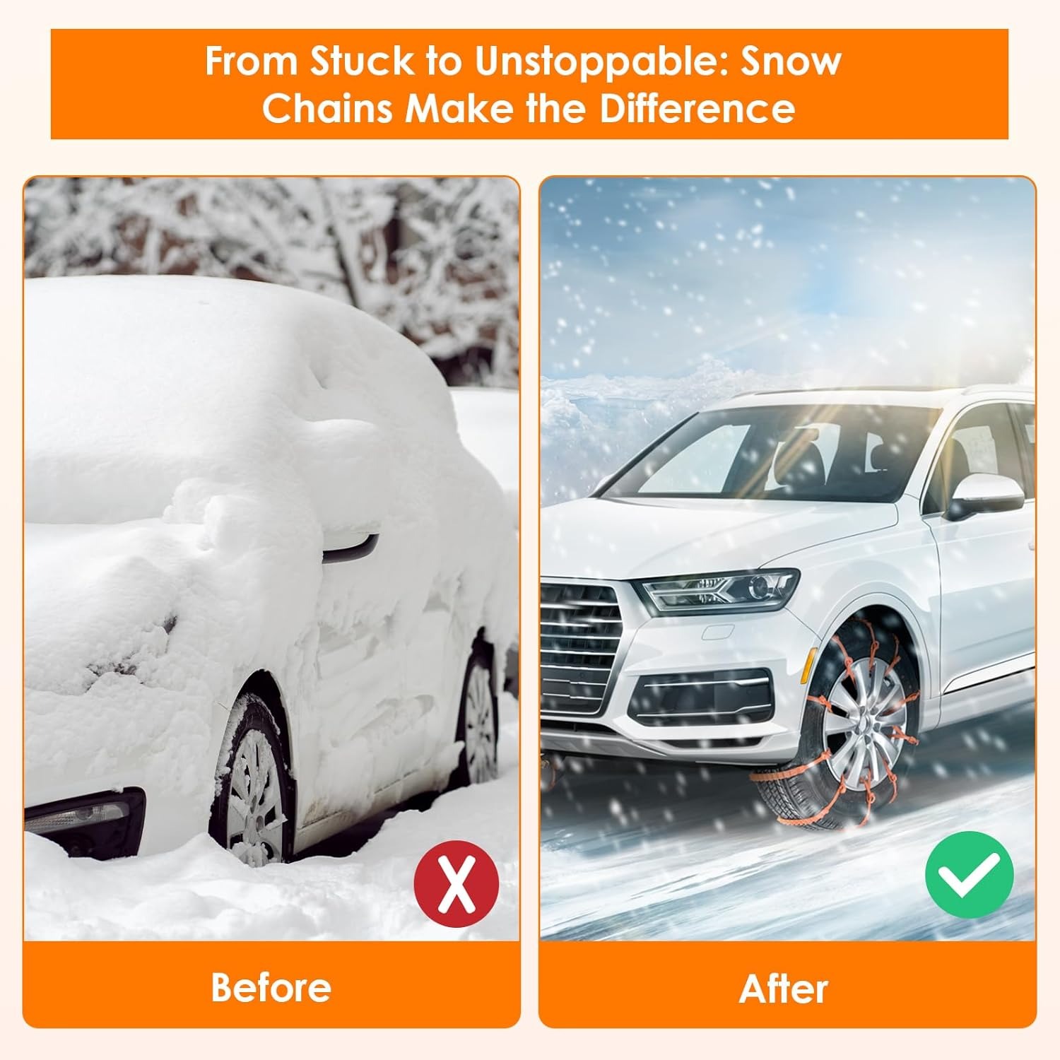 2025 Reusable Snow and Mud Emergency Recovery Universal wheel anti-skid strip