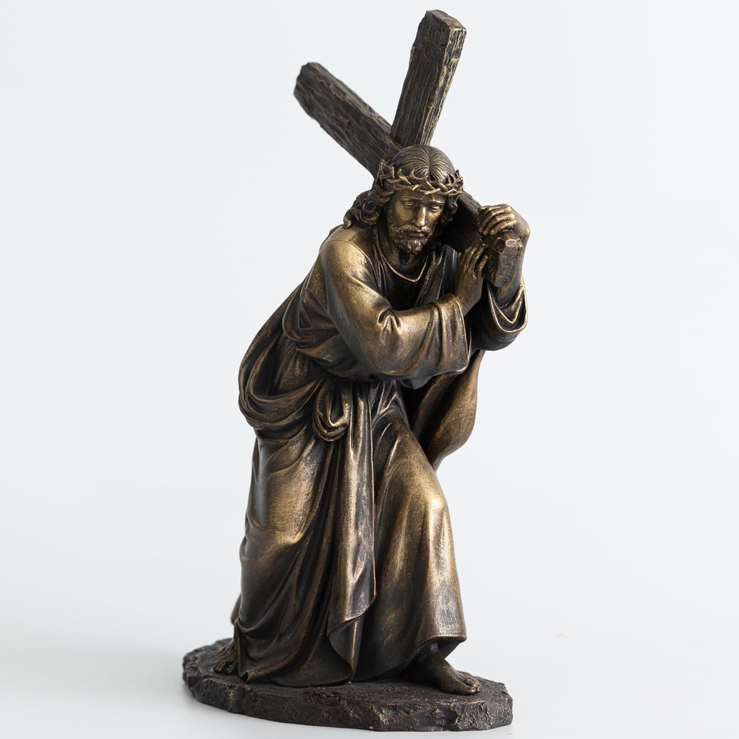 Catholic Jesus Carrying The Cross Statue