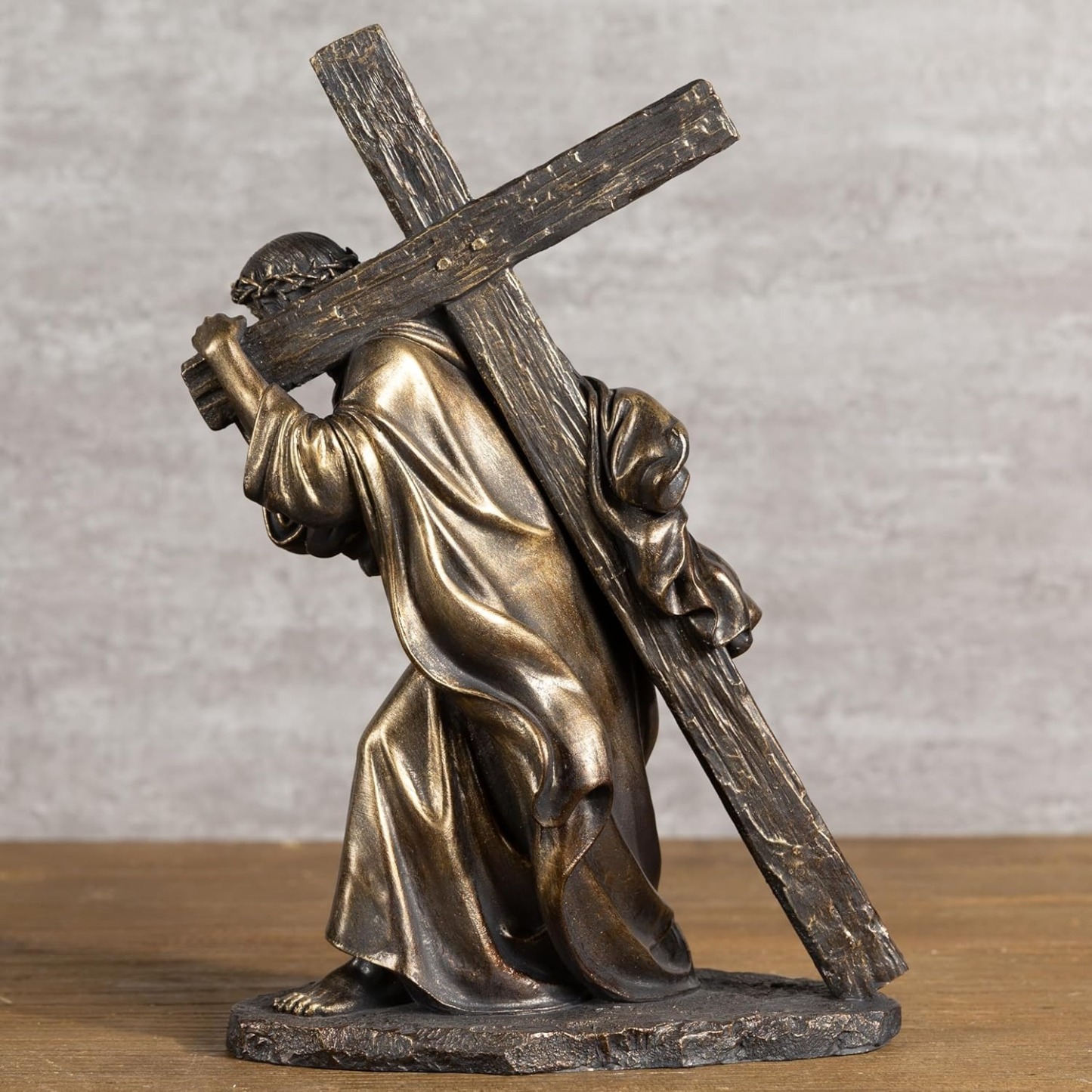 Catholic Jesus Carrying The Cross Statue