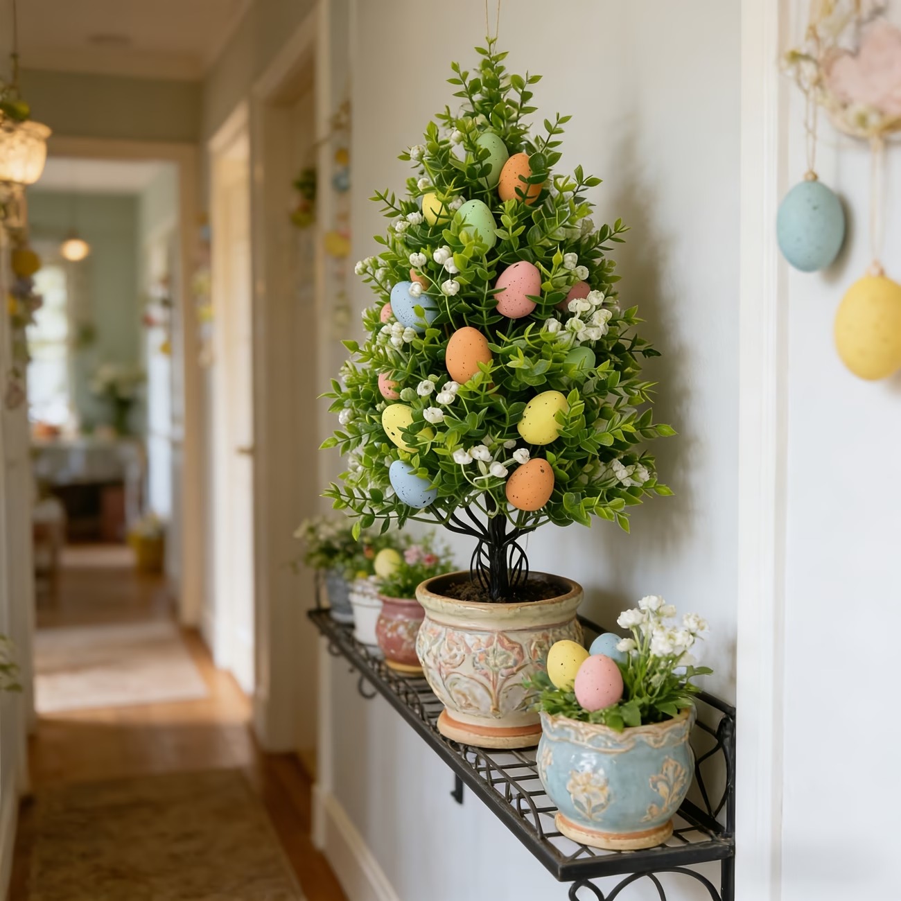 Multi-Colored Easter Egg Garden Stake