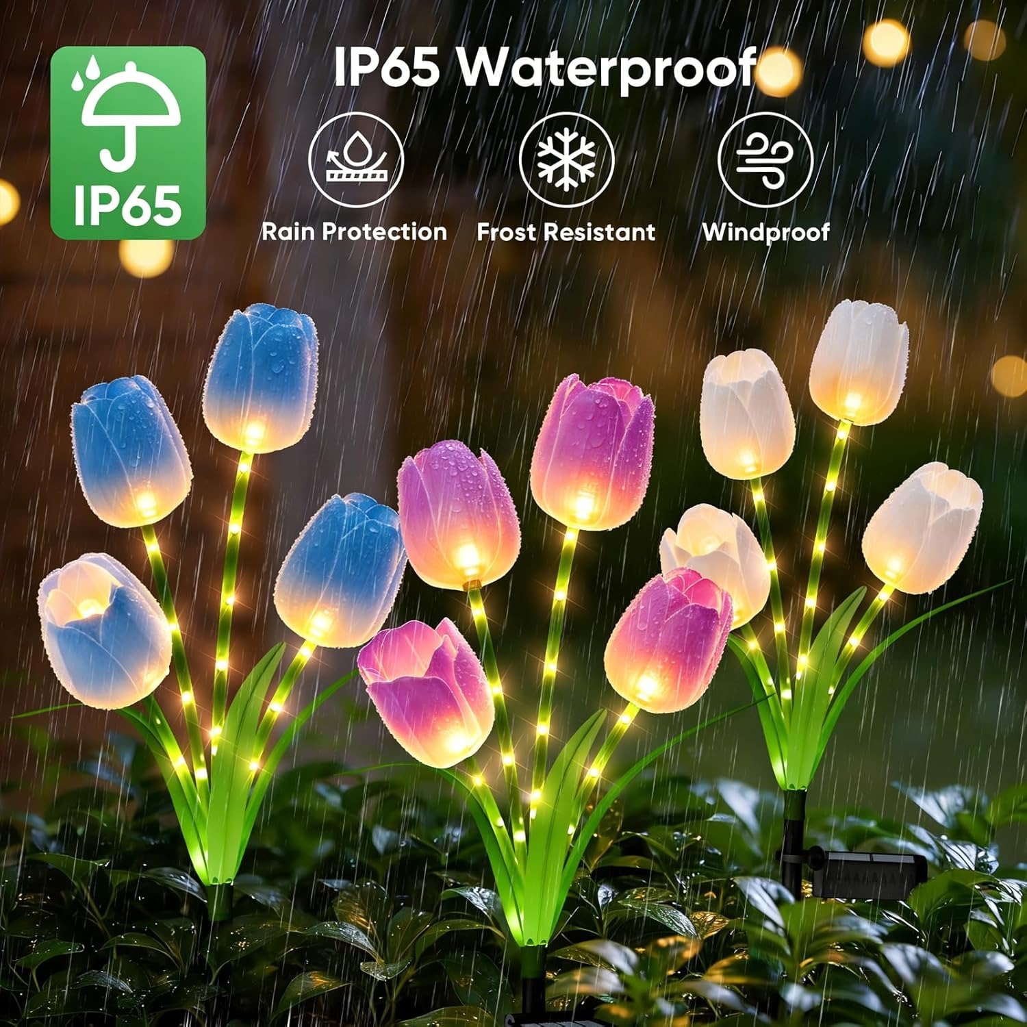 Solar Tulip Lights Waterproof