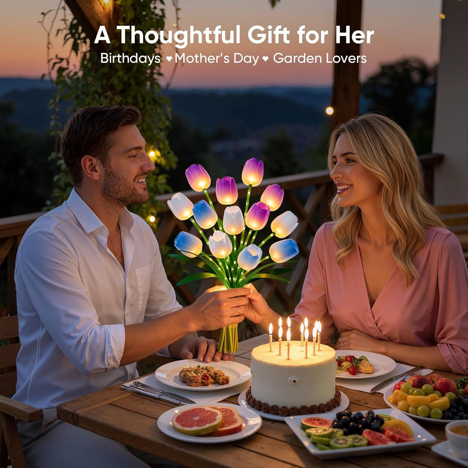 Solar Tulip Lights Waterproof