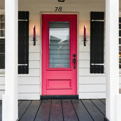 Black Metal Wall Candle Sconces with Crystal Pendant