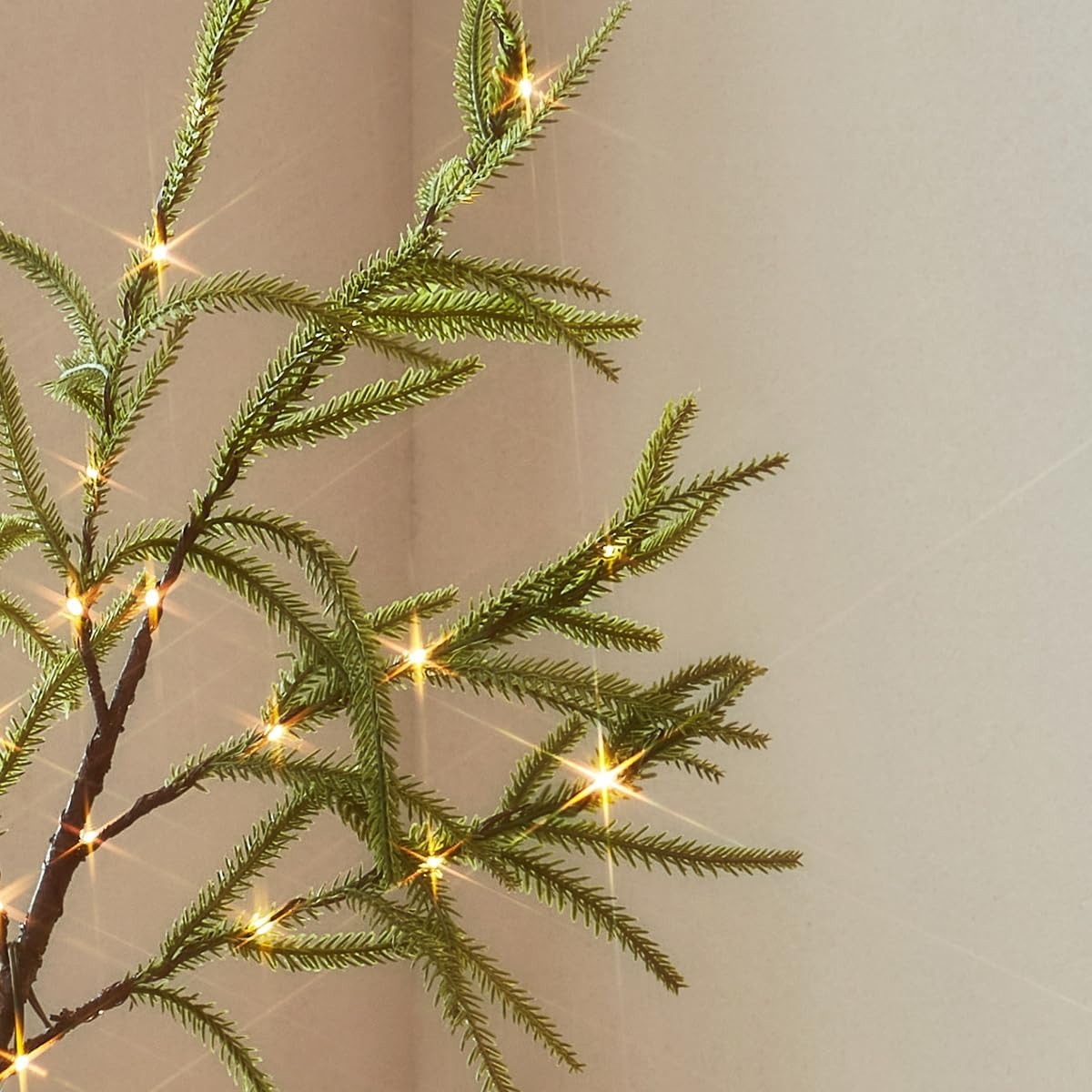 🔥CHRISTMAS ON SALE🔥32" Real Touch Norfolk Pre-lit Pine Branches Christmas Green Plants