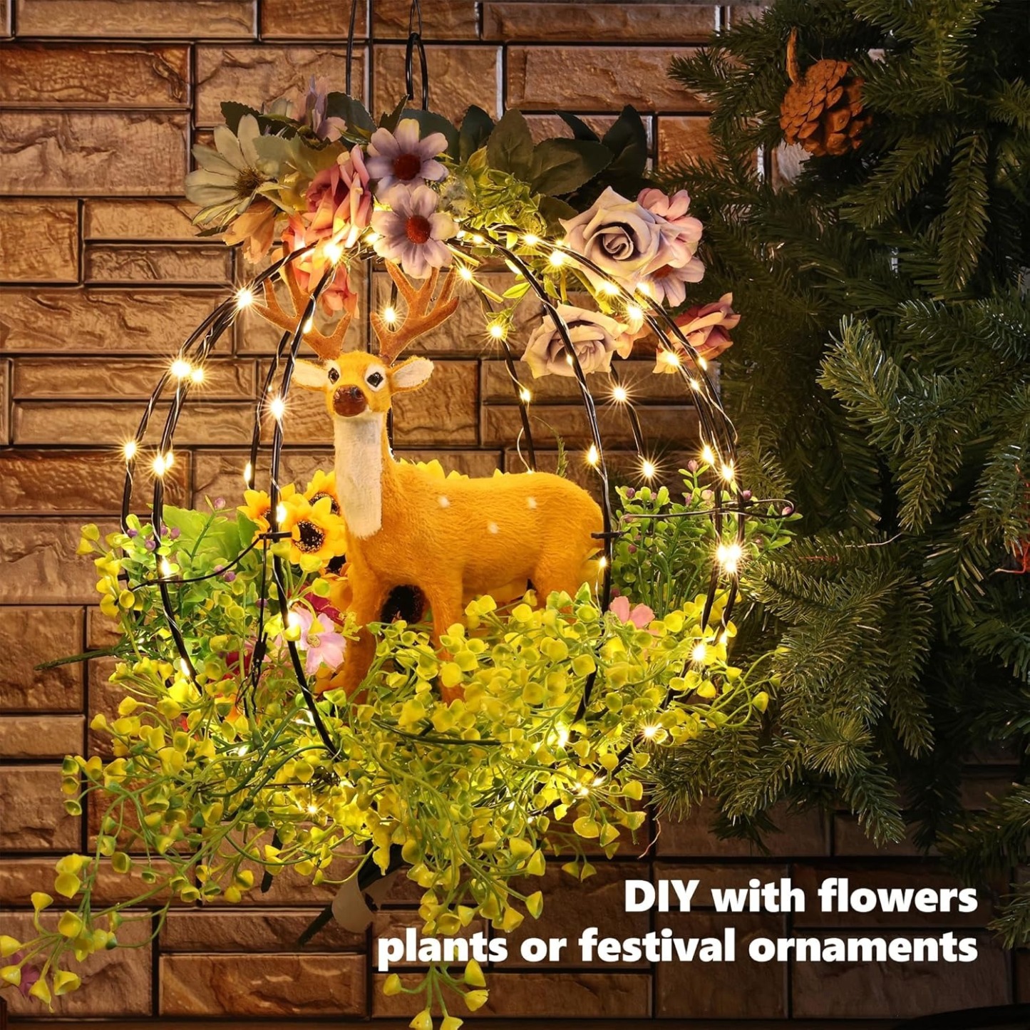 Christmas Fairy Ball Lights Durable, Waterproof, Long-lasting, Lightweight Bright