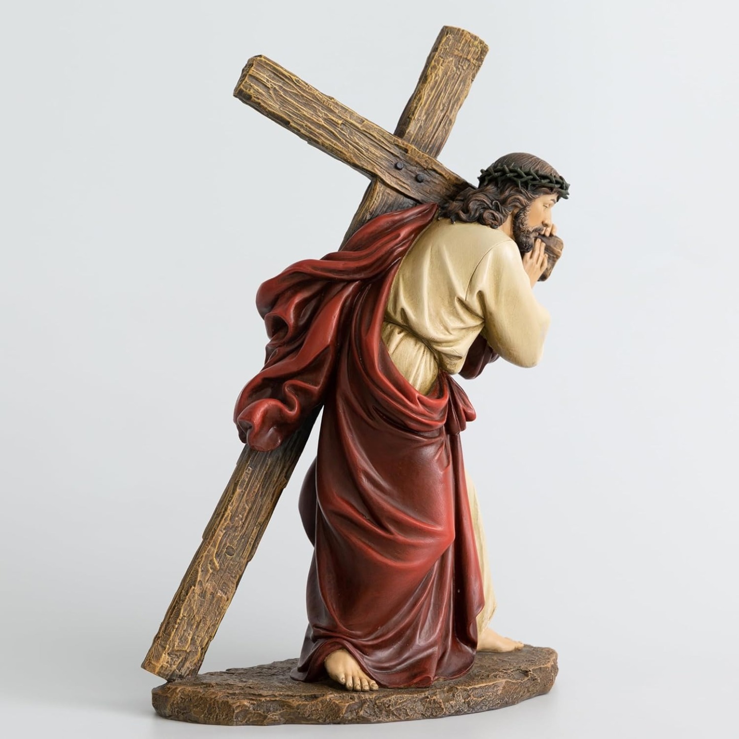 Catholic Jesus Carrying The Cross Statue